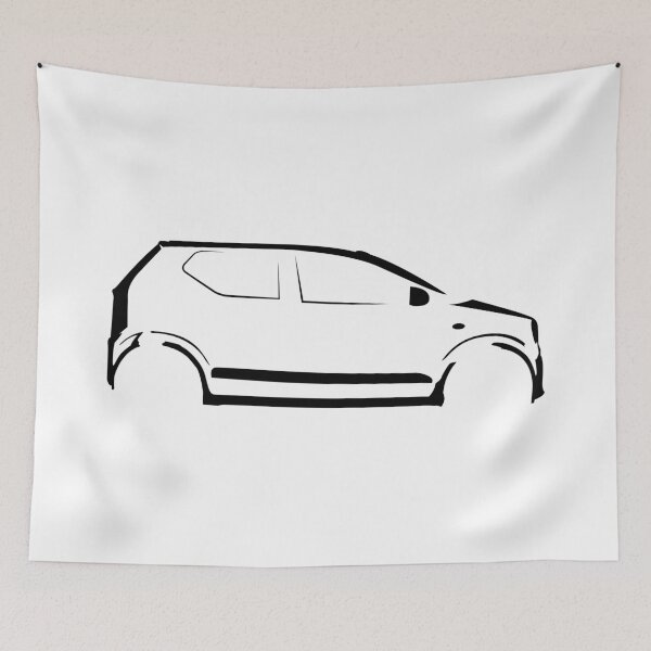 Item preview, Alto Works (2019) Minimalist Car Silhouette (Black) designed and sold by FearnCreative.