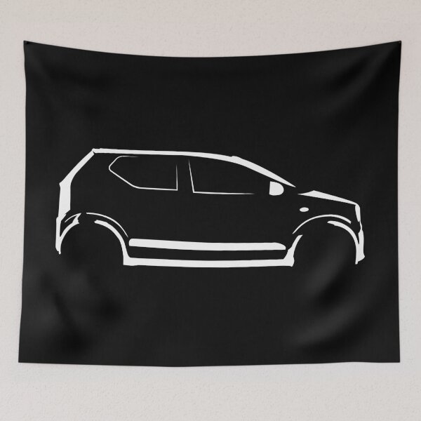 Item preview, Alto Works (2019) Minimalist Car Silhouette (White) designed and sold by FearnCreative.