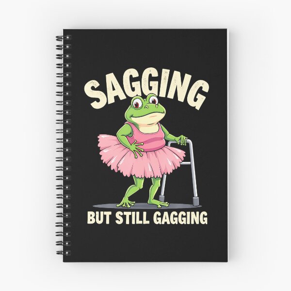 Item preview, Sagging But Still Gagging Frog Funny Cringe Meme Women Men designed and sold by heupelipocko.