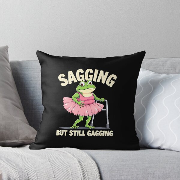 Item preview, Sagging But Still Gagging Frog Funny Cringe Meme Women Men designed and sold by heupelipocko.