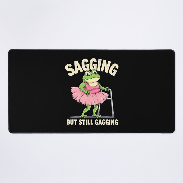 Item preview, Sagging But Still Gagging Frog Funny Cringe Meme Women Men designed and sold by heupelipocko.