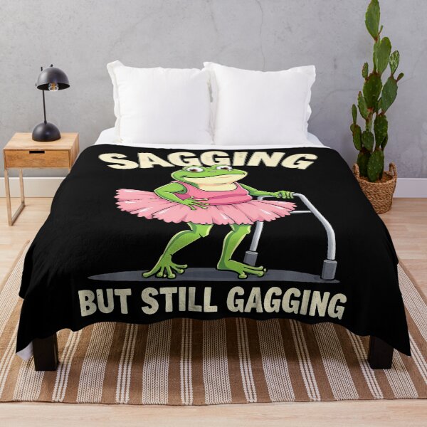 Item preview, Sagging But Still Gagging Frog Funny Cringe Meme Women Men designed and sold by heupelipocko.