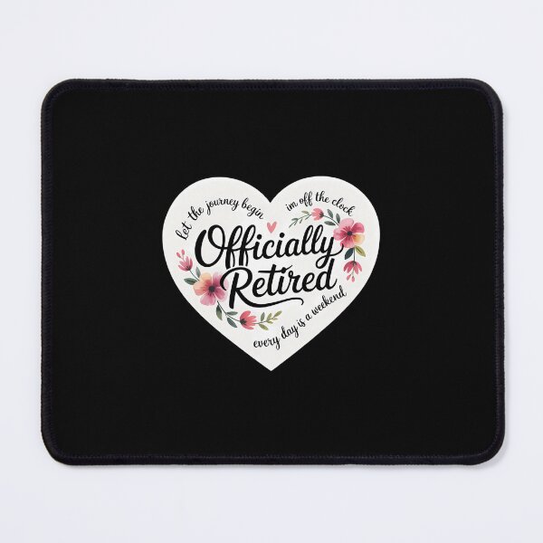 Item preview, Officially Retired Heart Cute Retirement Gifts For Women designed and sold by EllenJast.