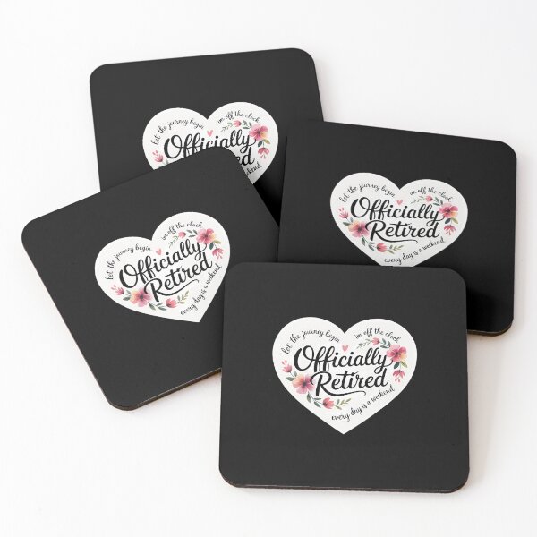 Item preview, Officially Retired Heart Cute Retirement Gifts For Women designed and sold by EllenJast.