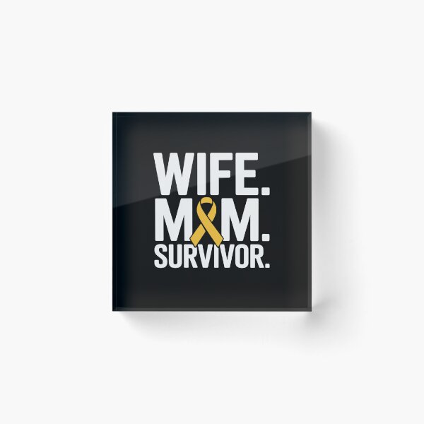 Item preview, Wife Mom Survivor Sarcoma Bone Cancer Awareness designed and sold by catsdothingz.