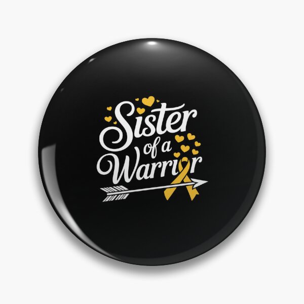Item preview, Sister Of A Warrior Sarcoma and Bone Cancer Awareness designed and sold by catsdothingz.