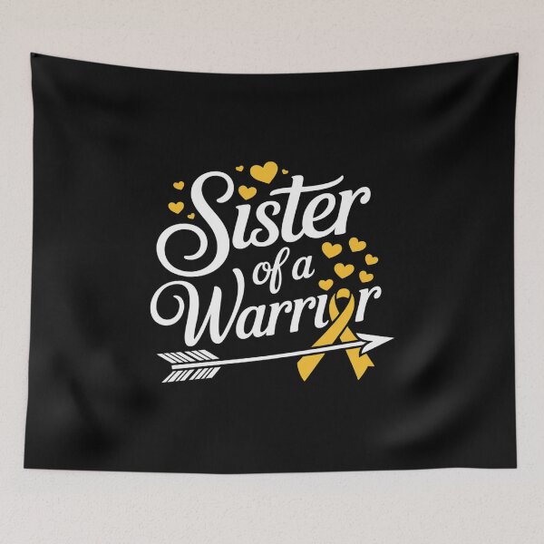 Item preview, Sister Of A Warrior Sarcoma and Bone Cancer Awareness designed and sold by catsdothingz.