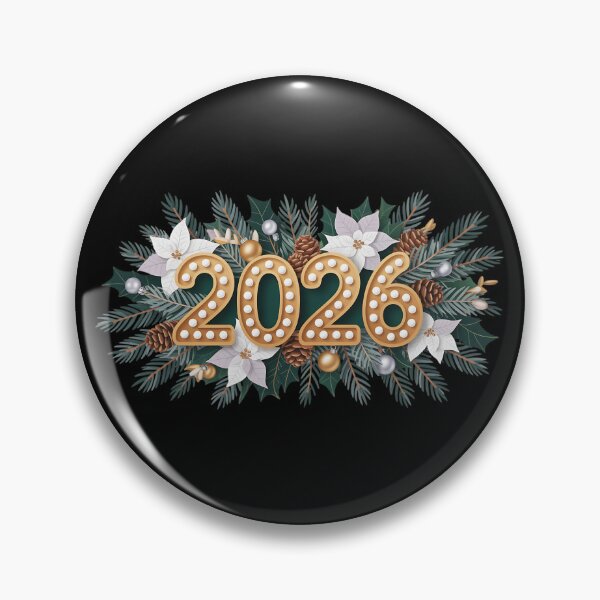 Item preview, 2026 Christmas Holiday Wreath Design – Festive Poinsettias, Ornaments, and Pine Cones T-shirt designed and sold by FestivityFinds.