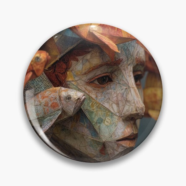 Item preview, Surreal Paper Man, Fish, and Moth designed and sold by Tridentulus.