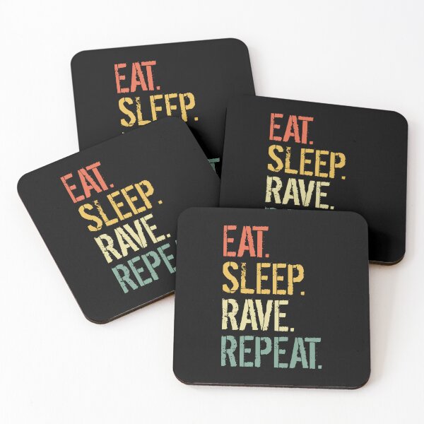 Item preview, Eat Sleep Rave Repeat designed and sold by odemsysyobst.