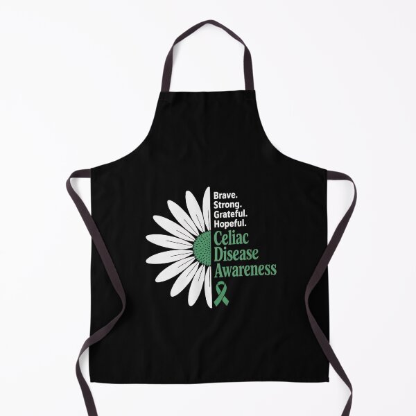 Item preview, Brave Strong - Celiac Disease Survivor Awareness floral designed and sold by catsdothingz.
