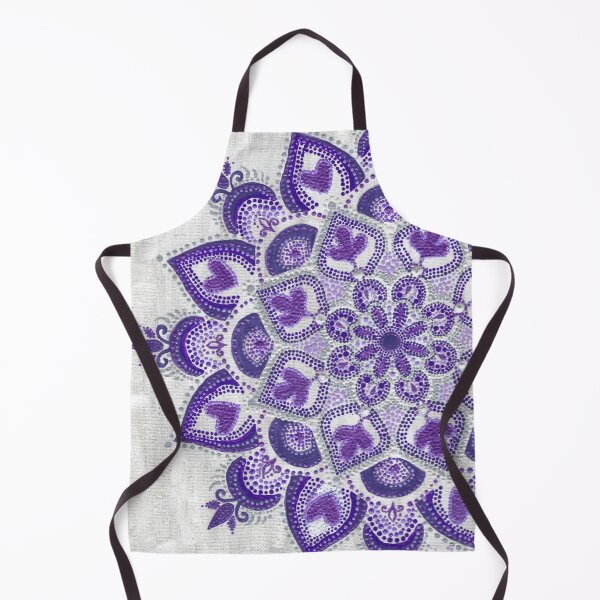 Item preview, Purple silver and white Mandala 1 of 2  designed and sold by Dreamweaver Mandalas.