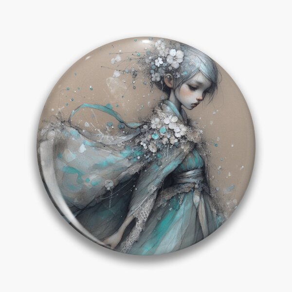 Item preview, Turquoise Girl designed and sold by Beyondnote-Art.