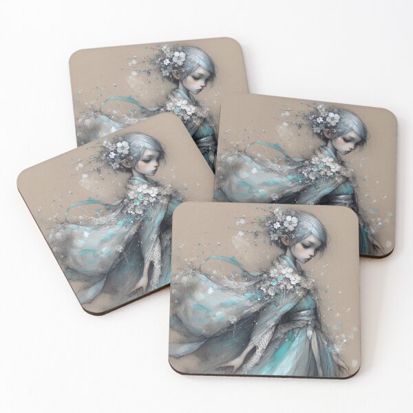 Item preview, Turquoise Girl designed and sold by Beyondnote-Art.