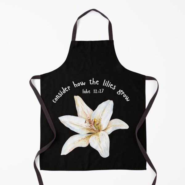 Item preview, Consider how the lilies grow, bible scripture, botanical, faith base  designed and sold by loveforallages.