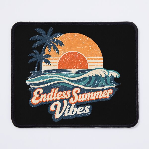 Item preview, Endless Summer Vibes Retro Surf Tee – Vintage Beach Sunset T-Shirt designed and sold by SoulenCify.