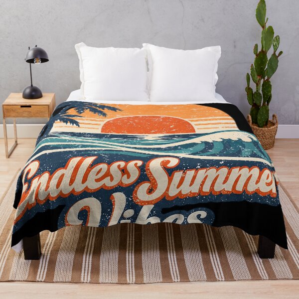 Item preview, Endless Summer Vibes Retro Surf Tee – Vintage Beach Sunset T-Shirt designed and sold by SoulenCify.
