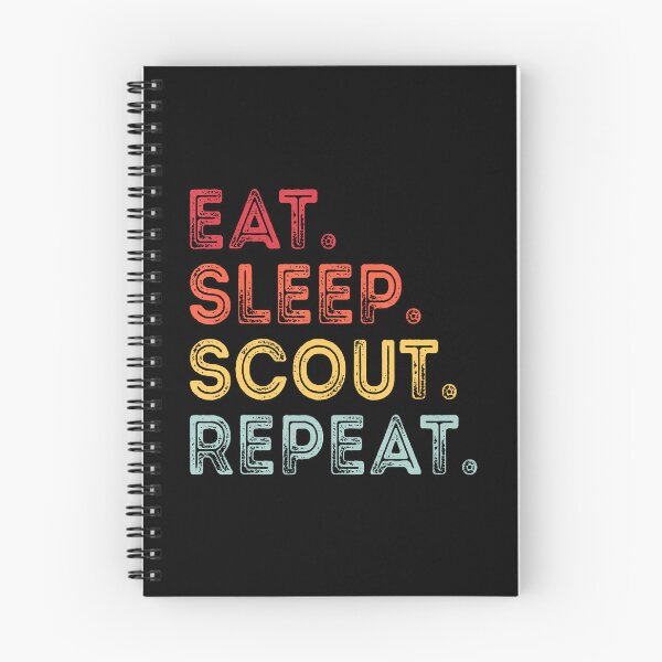 Item preview, Eat Sleep Scout Repeat Retro Vintage Scout For Women Men designed and sold by odemsysyobst.