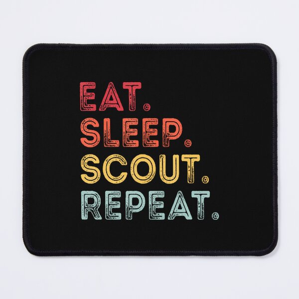 Item preview, Eat Sleep Scout Repeat Retro Vintage Scout For Women Men designed and sold by odemsysyobst.