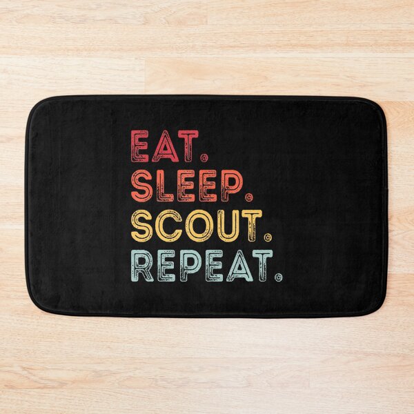 Item preview, Eat Sleep Scout Repeat Retro Vintage Scout For Women Men designed and sold by odemsysyobst.