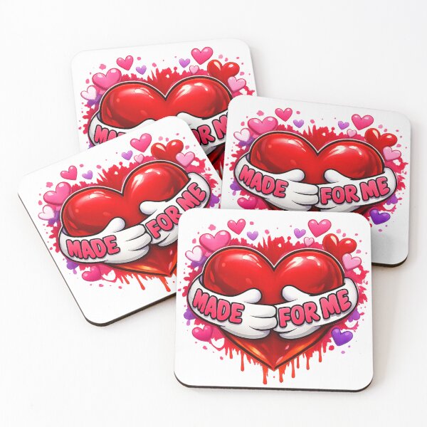 Item preview, Made For Me – Graffiti Heart Hug Art designed and sold by The Crimson Halo.
