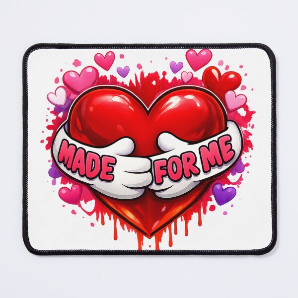 Item preview, Made For Me – Graffiti Heart Hug Art designed and sold by The Crimson Halo.