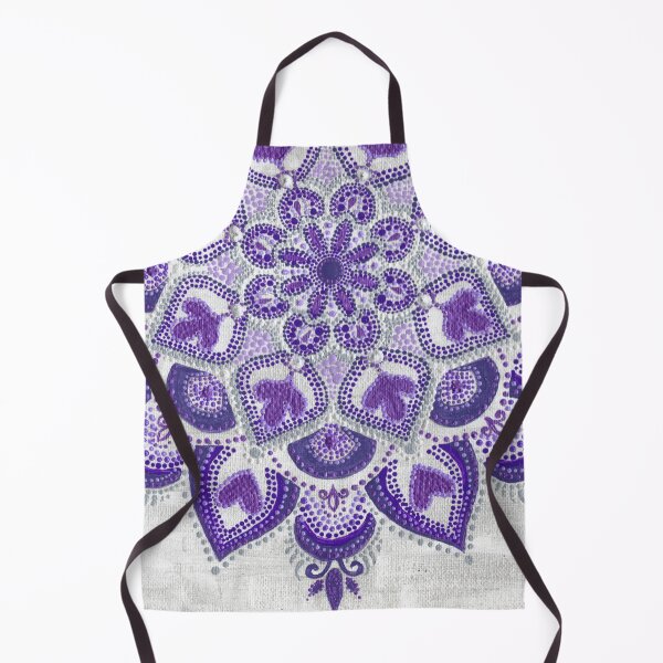 Item preview, Purple Silver and Pearl white Microdot Mandala 1 of 2 designed and sold by Dreamweaver Mandalas.