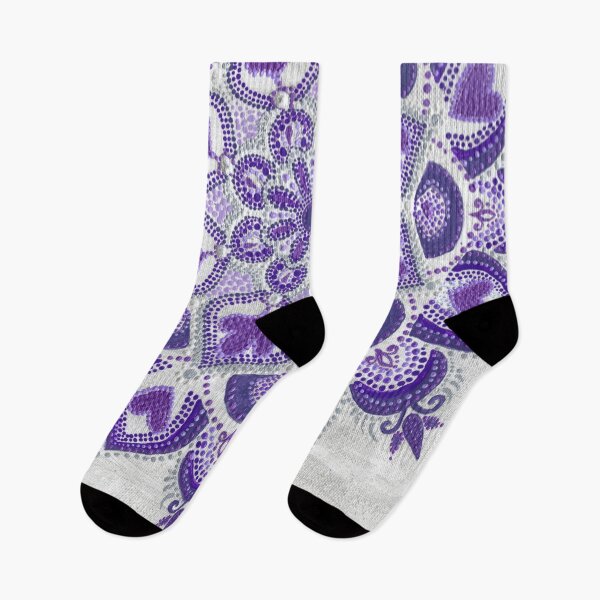 Item preview, Purple Silver and Pearl white Microdot Mandala 1 of 2  designed and sold by ElexisND.
