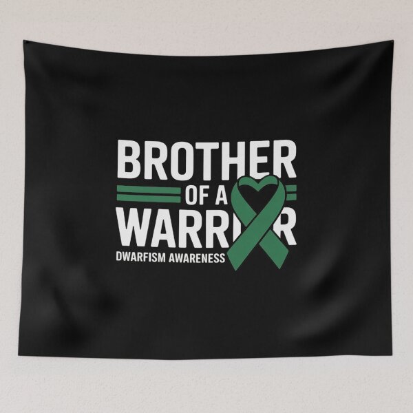 Item preview, Brother Dwarfism Awareness Green Ribbon Little People Relate designed and sold by catsdothingz.
