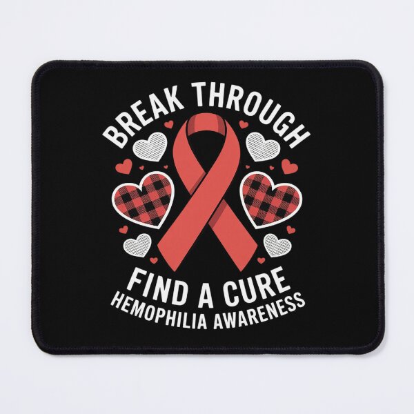 Item preview, Break Through Find A Cure Hemophilia Awareness Ribbon designed and sold by catsdothingz.