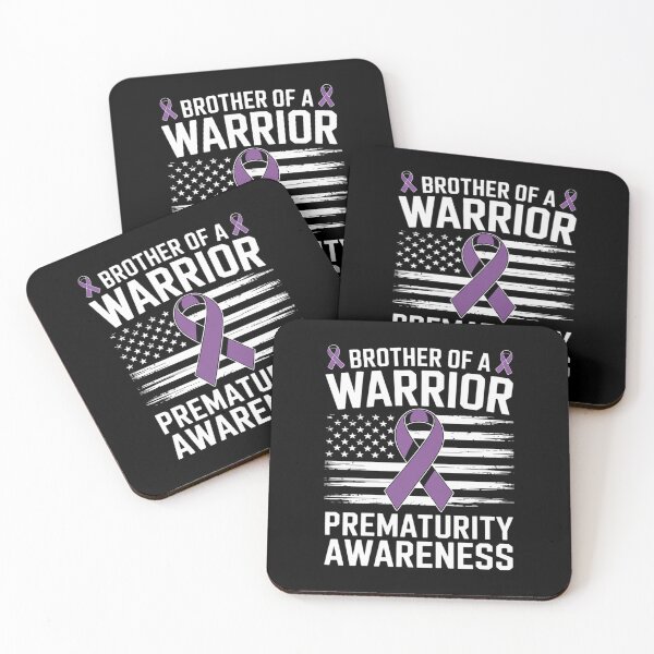 Item preview, Brother Of A NICU Warrior Preemie Prematurity Awareness designed and sold by catsdothingz.
