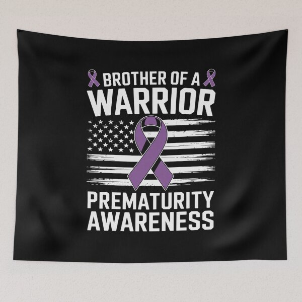 Item preview, Brother Of A NICU Warrior Preemie Prematurity Awareness designed and sold by catsdothingz.