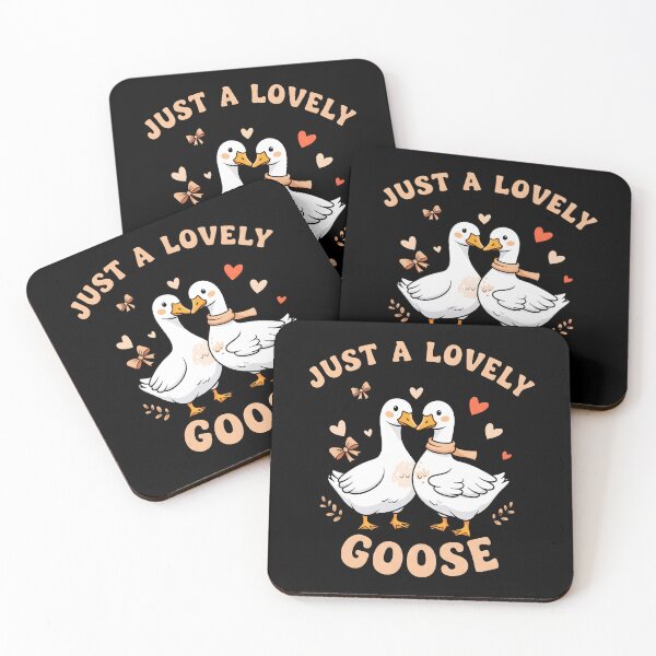 Item preview, Just a Lovely Goose – Cute Funny Goose Illustration Design designed and sold by Teetreasure2.