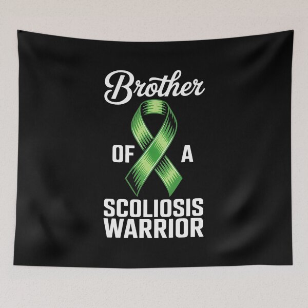 Item preview, Brother Of A Scoliosis Warrior Scoliosis Awareness designed and sold by catsdothingz.