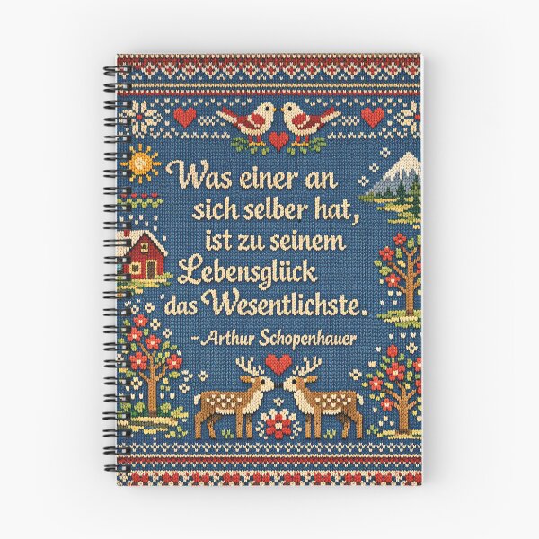Item preview, Happiness in life, quote by Arthur Schopenhauer designed and sold by Mauswohn.