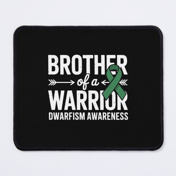 Item preview, Brother Of A Warrior, Green Ribbon Dwarfism Awareness designed and sold by catsdothingz.