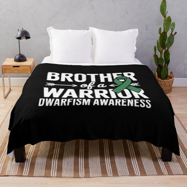 Item preview, Brother Of A Warrior, Green Ribbon Dwarfism Awareness designed and sold by catsdothingz.