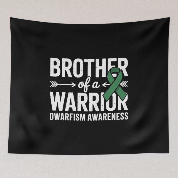 Item preview, Brother Of A Warrior, Green Ribbon Dwarfism Awareness designed and sold by catsdothingz.