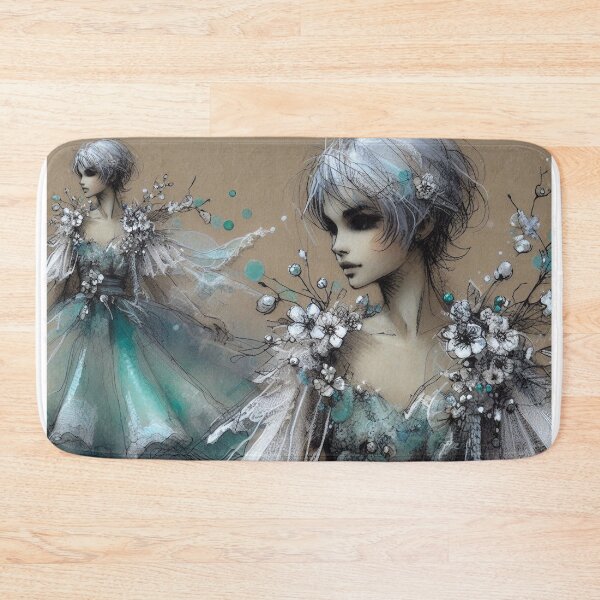 Item preview, Turquoise Girl designed and sold by Beyondnote-Art.