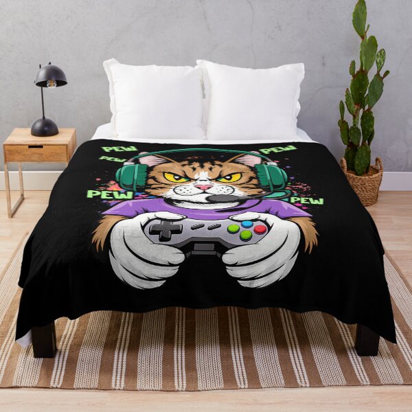 Item preview, Cat Gaming Video Games Lover Nerd Girl designed and sold by bambiai.