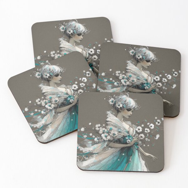 Item preview, Turquoise Girl designed and sold by Beyondnote-Art.
