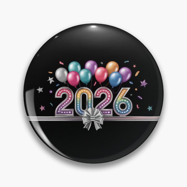 Item preview, 2026 New Year Celebration Greeting Card – Colorful Balloons, Stars, and Festive Design designed and sold by FestivityFinds.