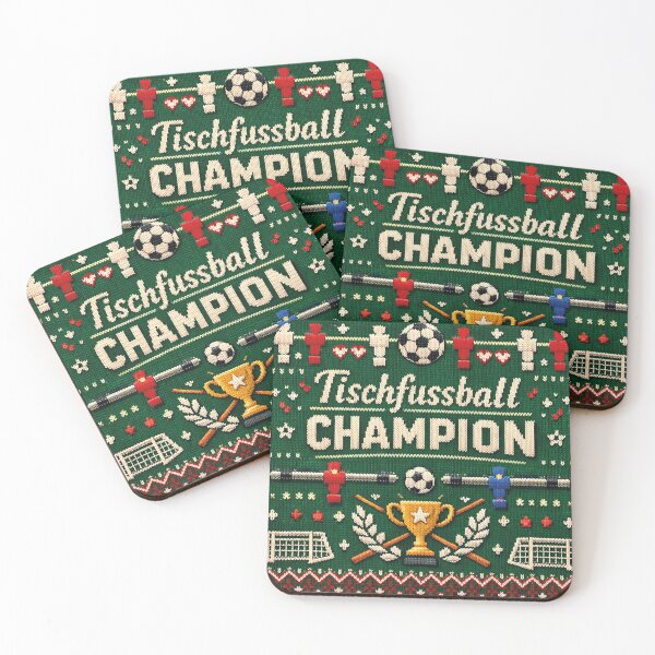 Item preview, Table Football Champion, knitted design designed and sold by Mauswohn.