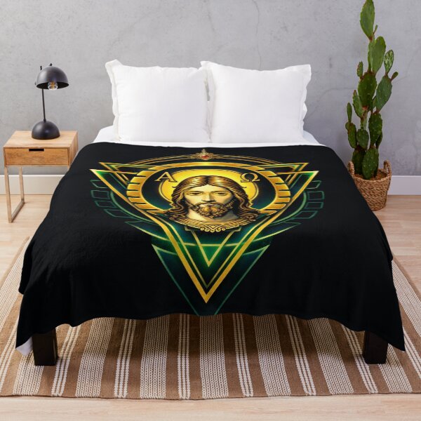 Item preview, Alpha & Omega — Emerald Gold Pantocrator designed and sold by Sanctum Icons.