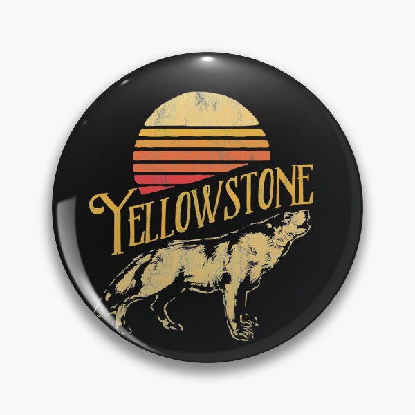 Artikelvorschau, Yellowstone Vintage Retro Wolfsheulen entworfen und verkauft von UllrichArnold.