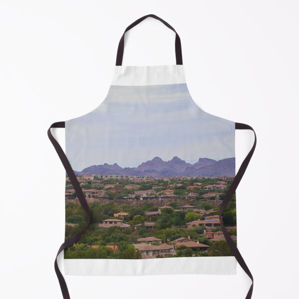 Item preview, Desert Suburb with Mountain Range designed and sold by Phakade's Photos.