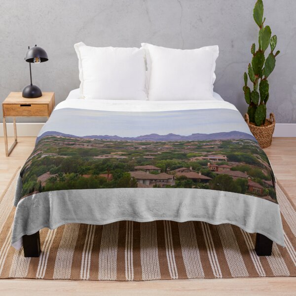 Item preview, Desert Suburb with Mountain Range designed and sold by Phakade's Photos.