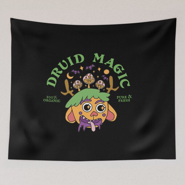 Item preview, Druid Firbolg Magic Mushrooms Fantasy designed and sold by csemezabraany.