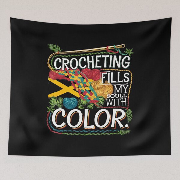 Item preview, Crocheting Fills My Soul With Colors Crochet Hook designed and sold by reeneregen.