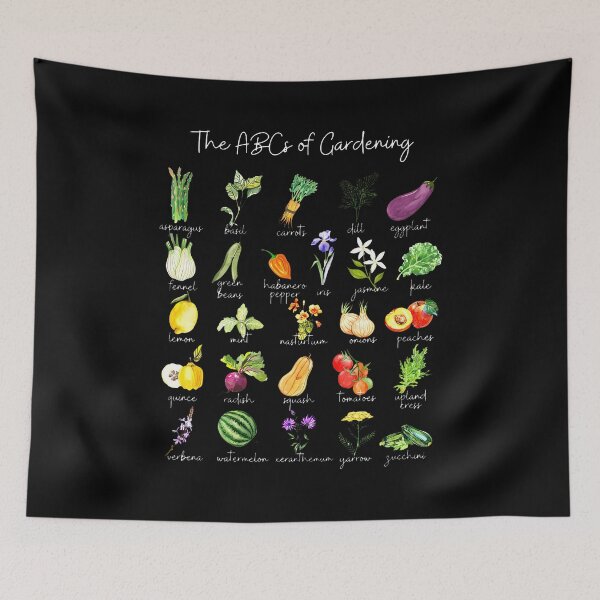 Item preview, Garden Vegetable Alphabet Gardener Gardening Veggie Lover designed and sold by reeneregen.